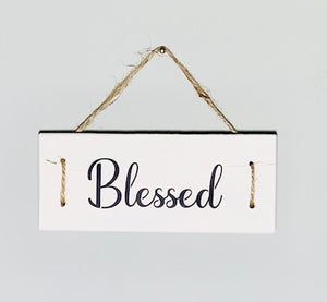 Blessed Wooden Sign