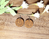 Crown Chakra Wooden Earrings