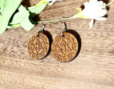 Heart Chakra Wooden Earrings