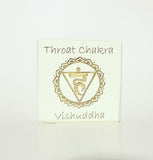 Throat Chakra (Vishudda) Laser Engraved Block