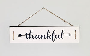 Thankful Wooden Sign